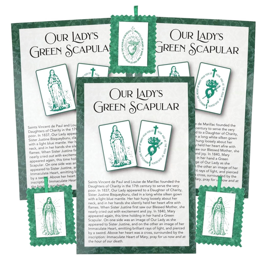 Our Lady of Tears Medal 10 Pack - Antique Silver Color