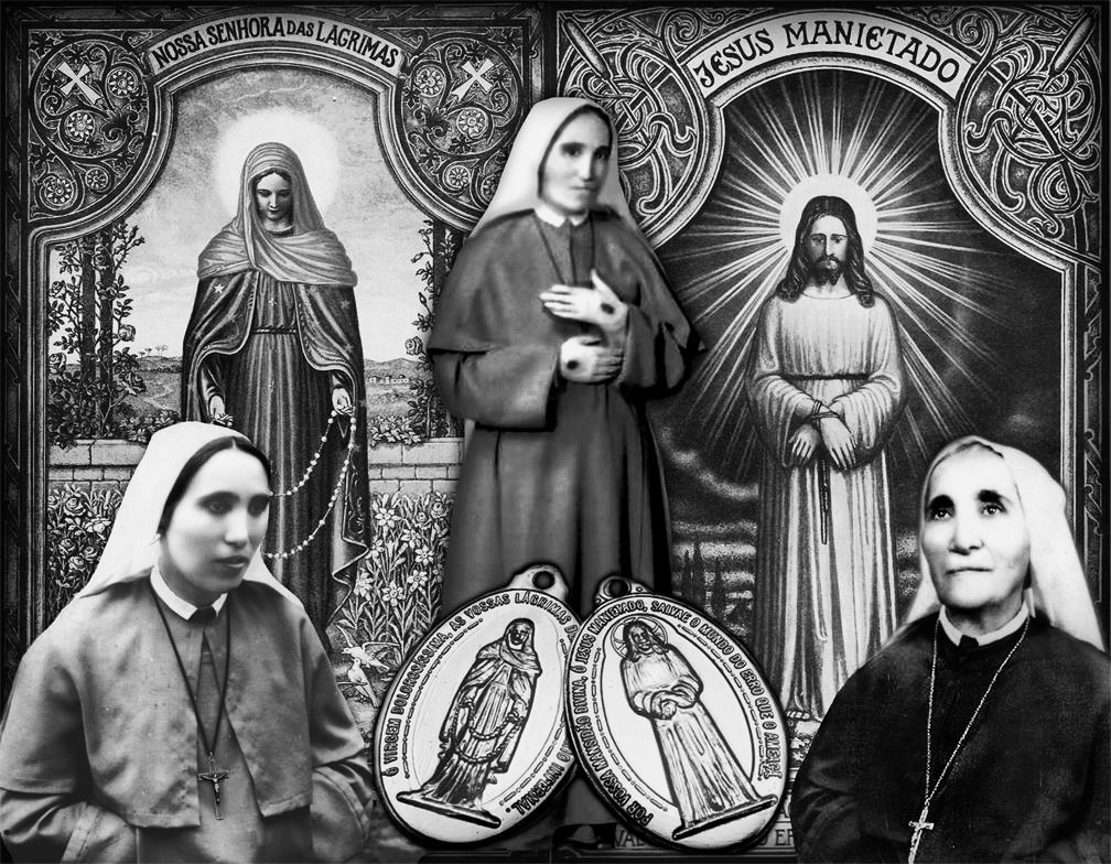 Notre-Dame des Larmes - Jesus menotté et Soeur Amalia Aguirre de Jésus Flagellé